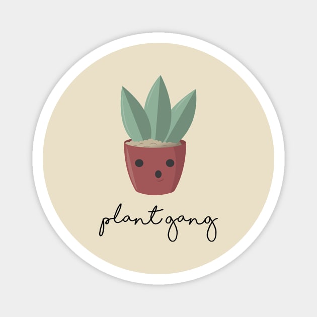 Plant Gang Magnet by Sticus Design